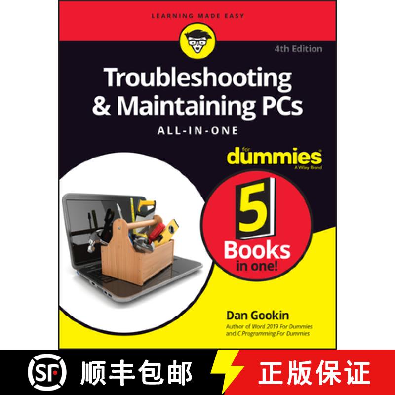 【2-3周达】Troubleshooting & Maintaining Pcs All-In-One For Dummies, 4Th Edition [Wiley计算机] [9781119740308]