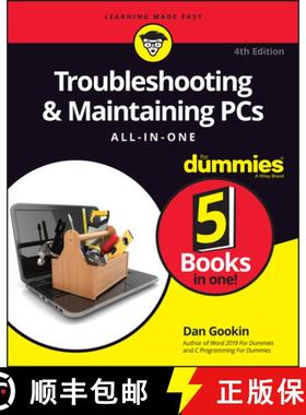 【3-4周达】Troubleshooting & Maintaining Pcs All-In-One For Dummies, 4Th Edition [Wiley计算机] [9781119740308]