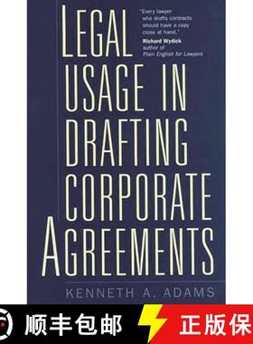预订 Legal Usage in Drafting Corporate Agreements [9781567204100]