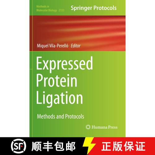 【3-4周达】Expressed Protein Ligation: Methods and Protocols [9781071604366]