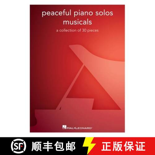 【3-4周达】Peaceful Piano Solos Musicals Piano Solo Songbook with 30 Well-Known Broadway Favorites fo... [9798350140682]
