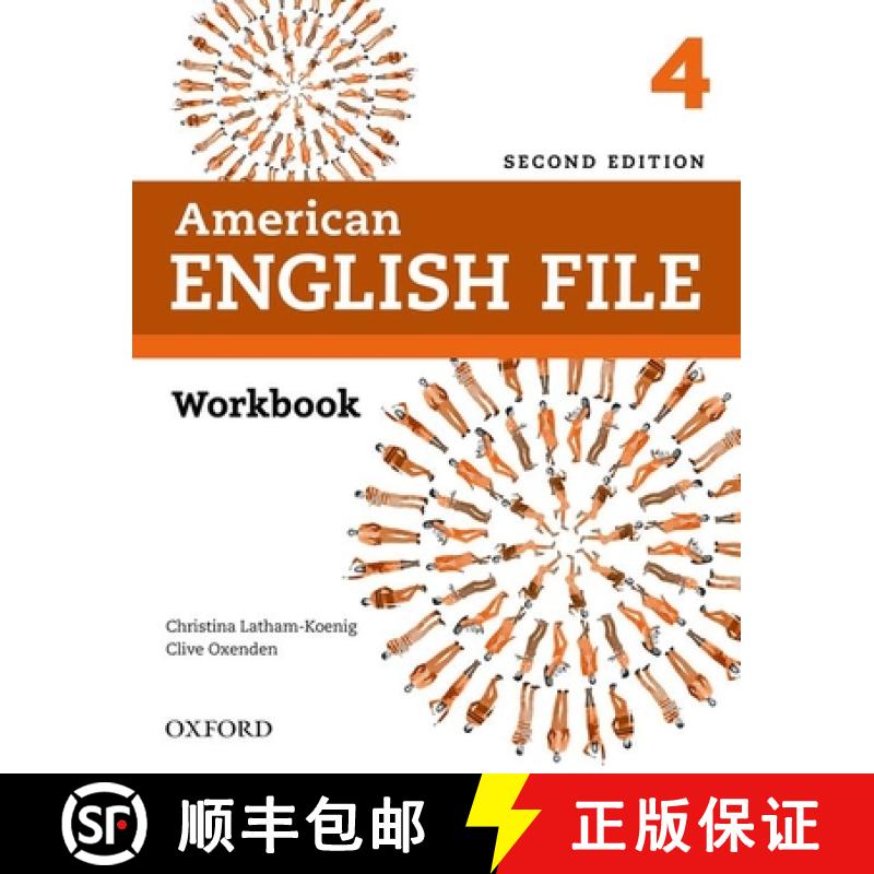 【3-4周达】American English File 2e Workbook Level 4 2019 Pack [9780194776066]