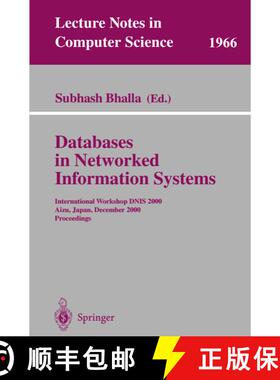 【3-4周达】Databases in Networked Information Systems : International Workshop DNIS 2000 Aizu, Japan,... [9783540413950]