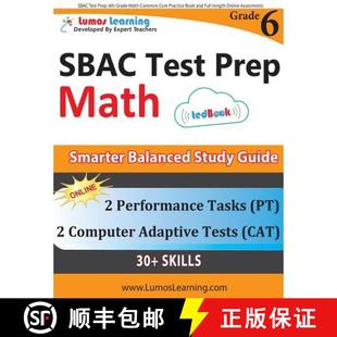 Full and Online Prep Math Core Grade Book 6th 9781940484846 Assessment... SBAC 4周达 Practice Test length Common