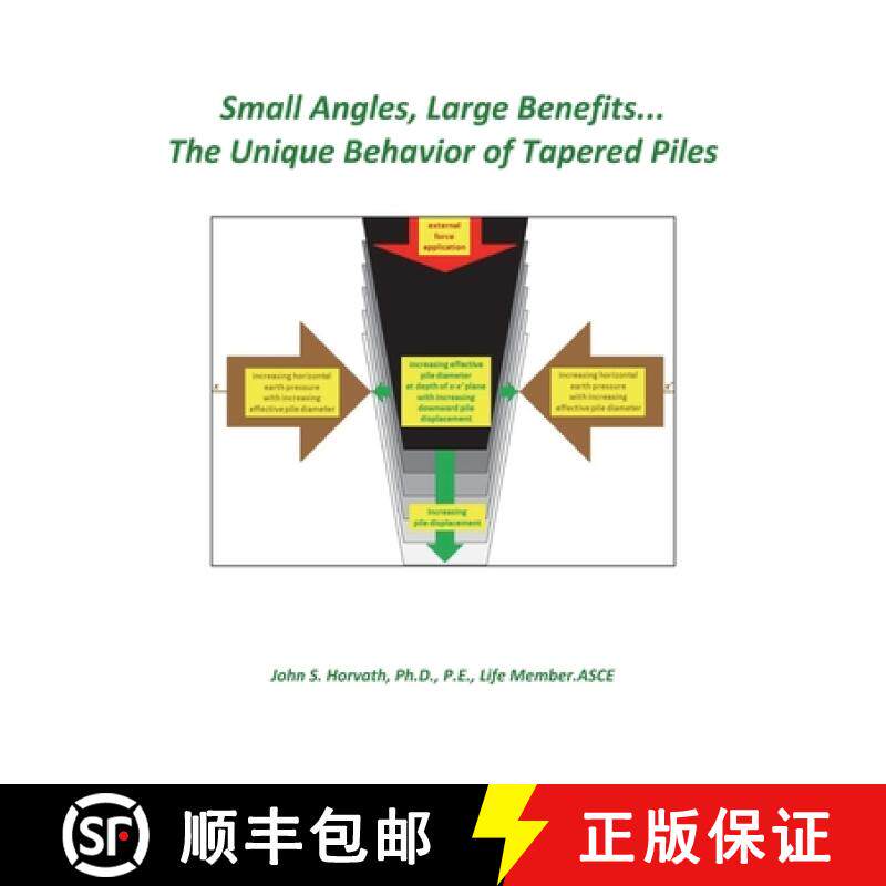 预订 Small Angles, Large Benefits...The Unique Behavior of Tapered Piles [9781732095328]