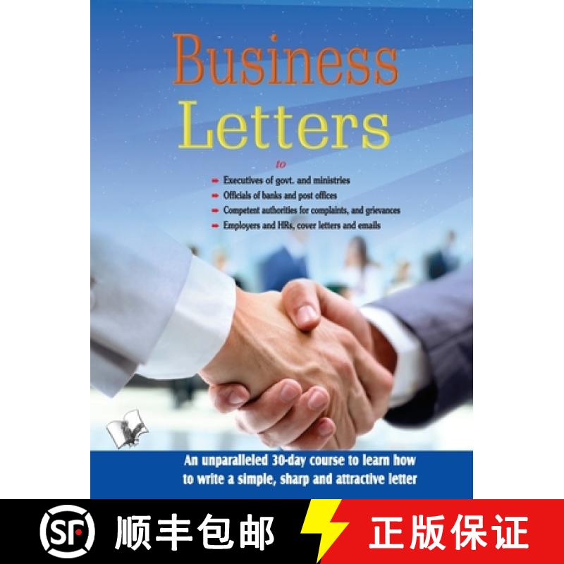 【2-3周达】Business Letters: An Unparalleled 30-Day Course to Learn How to Write a Simple, Sharp and ... [9789350578148]