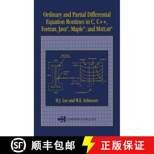 【3-4周达】精装 Ordinary and Partial Differential Equation Routines in C, C++, Fortran, Java, Maple, ... [9781584884231]