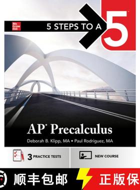 【3-4周达】5 Steps to a 5: AP Precalculus 2026: Practice AP Tests + AP Content Review + Digital Resou... [9781266716690]