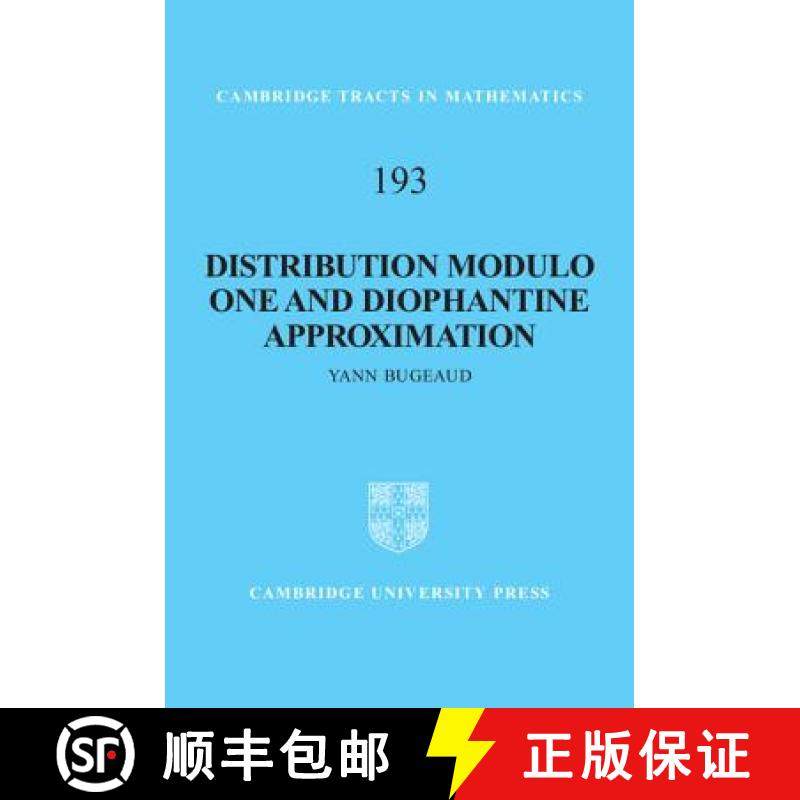 【3-4周达】Distribution Modulo One and Diophantine Approximation: - Distribution Modulo One and Dioph... [9780521111690]