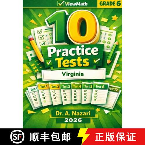 【3-4周达】10 Virginia SOL Grade 6 Math Practice Tests: The Ultimate Test Prep Collection with Answer... [9798895993514]