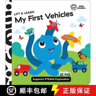 【3-4周达】Baby Einstein: My First Vehicles Lift & Learn: Lift & Learn [9781503762473]