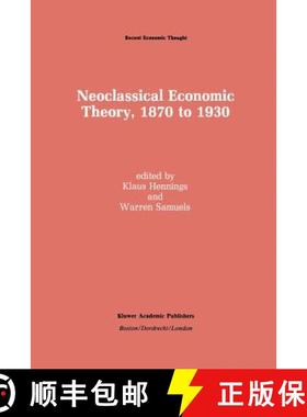 【3-4周达】Neoclassical Economic Theory, 1870 to 1930 [9789401074773]