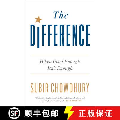 【3-4周达】精装 The Difference: When Good Enough Isn't Enough [9780451496218]