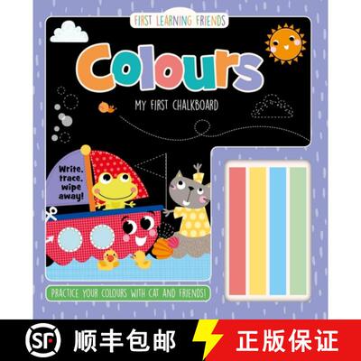 【2-3周达】Colours - My First Chalkboard [9781912738687]