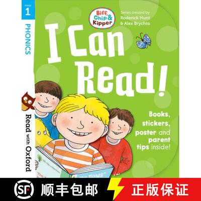 【3-4周达】Read with Oxford: Stage 1: Biff, Chip and Kipper: I Can Read Kit [9780192764416]