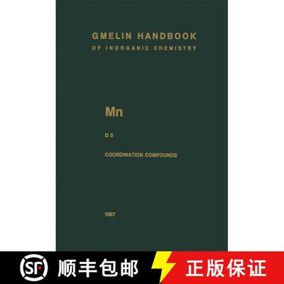 【3-4周达】Mn Manganese: Coordination Compounds 5 (Eighth Edition 1987) (Eighth Edition 1987) (Eighth... [9783662081778]