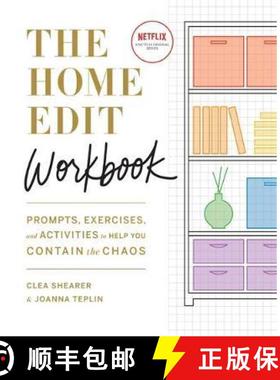 【3-4周达】The Home Edit Workbook : Prompts, Exercises and Activities to Help You Contain the Chaos, ... [9781784727697]