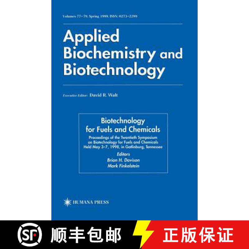 【3-4周达】Twentieth Symposium on Biotechnology for Fuels and Chemicals: Presented as Volumes 77-79 o... [9780896038240]