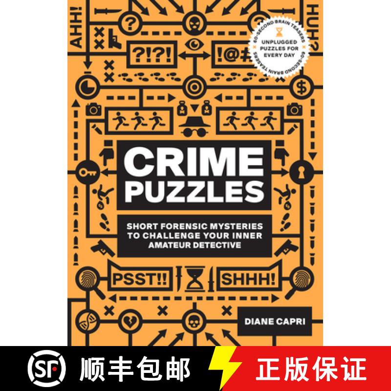 【3-4周达】60-Second Brain Teasers Crime Puzzles: Short Forensic Mysteries to Challenge Your Inner Am... [9781592339792]