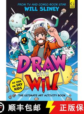【3-4周达】Draw With Will : The ultimate art activity book from comic book artist and TV star [9781398534964]