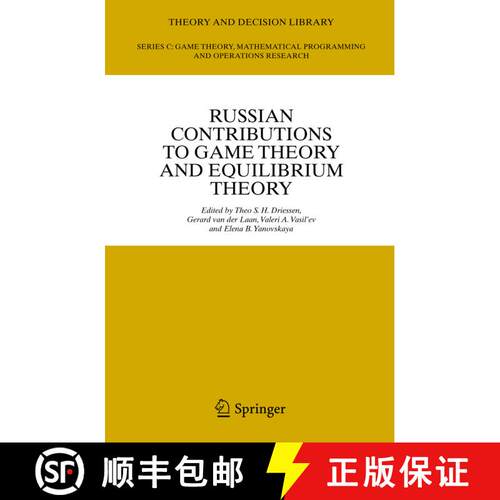 【3-4周达】精装 Russian Contributions to Game Theory and Equilibrium Theory [9783540314059]