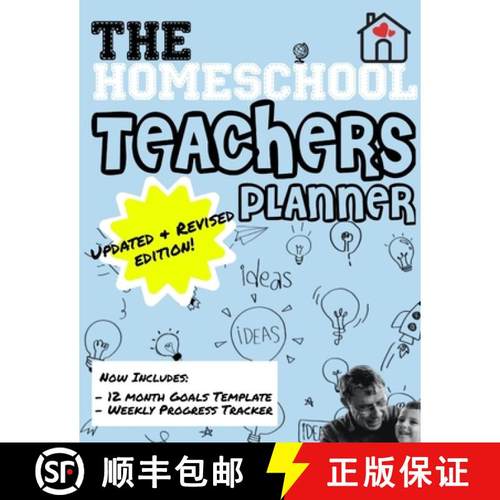 现货 Homeschool Teachers Planner: The Homeschool Planner to Help Organize Your Lessons, Record & Trac... [9781922453853]