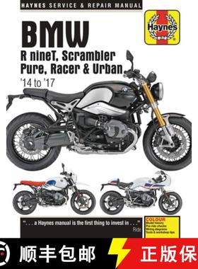 【3-4周达】BMW R Ninet, Scrambler Pure, Racer & Urban '14-'17: Haynes Service & Repair Manual [9781785214028]