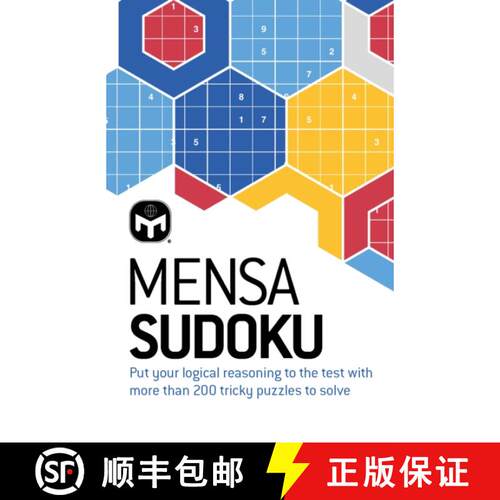【3-4周达】Mensa Sudoku: Put your logical reasoning to the test with more than 200 tricky puzzles to ... [9781802791839]