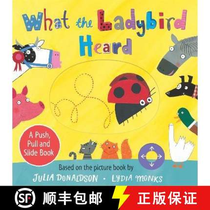 【3-4周达】What the Ladybird Heard: A Push, Pull and Slide Board Book [9781529072532]