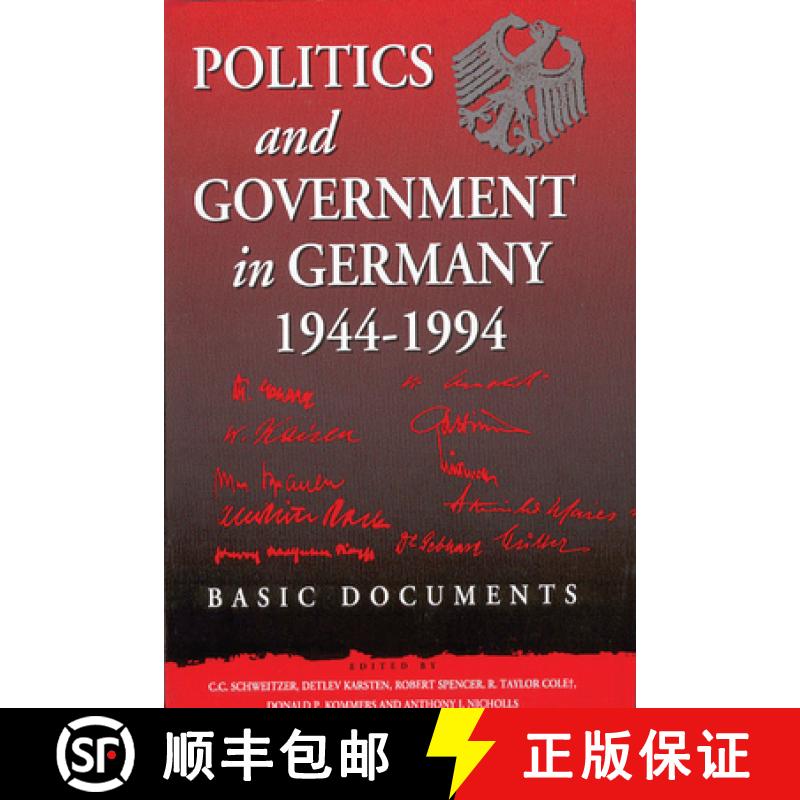 【3-4周达】Politics and Government in Germany, 1944-1994: Basic Documents [9781571818553]