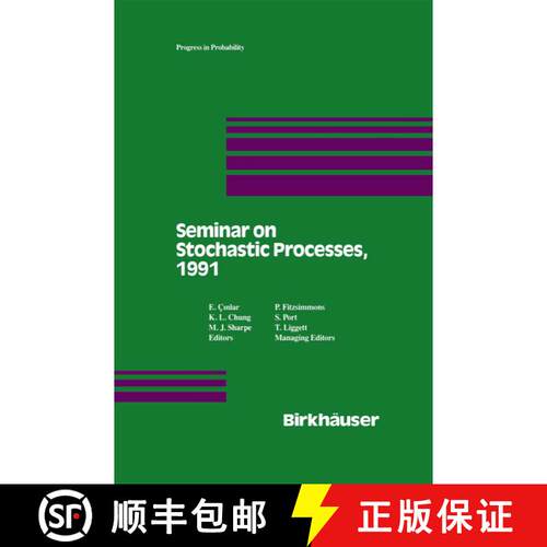【3-4周达】精装 Seminar on Stochastic Processes, 1991 [9780817636289]