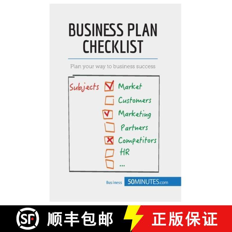 【3-4周达】Business Plan Checklist: Plan your way to business success [9782806270078]