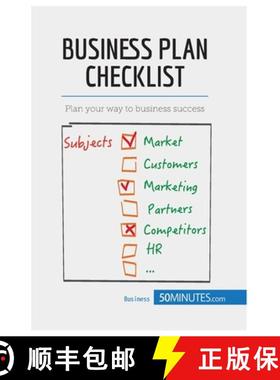 【3-4周达】Business Plan Checklist: Plan your way to business success [9782806270078]