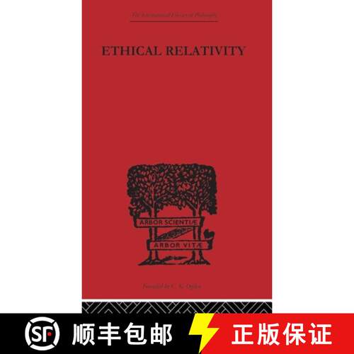 【3-4周达】精装 Ethical Relativity [9780415225359]