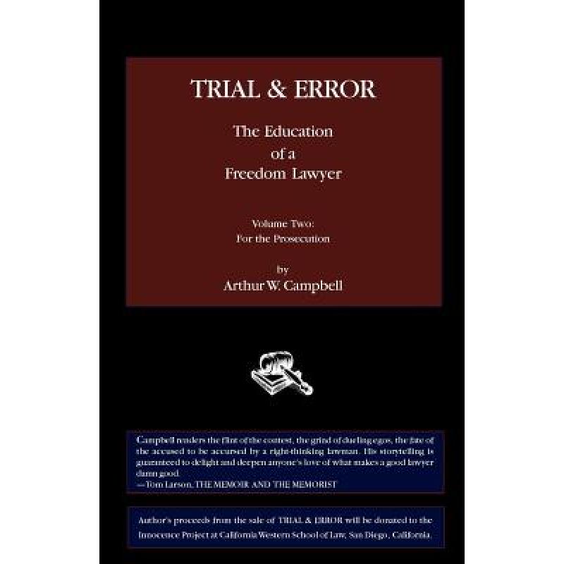 预订 trial & error: the education of a fr. [9780982427675]