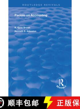 【3-4周达】PACIOLO ON ACCOUNTING (1963) REVIVA [9780367179311]