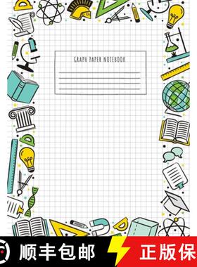【3-4周达】Back to School Graph Paper Notebook: (Large, 8.5x11) 100 Pages, 4 Squares per Inch, Math a... [9781774761984]