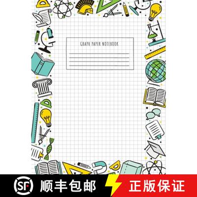 【3-4周达】Back to School Graph Paper Notebook: (Large, 8.5x11) 100 Pages, 4 Squares per Inch, Math a... [9781774761984]