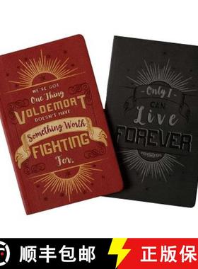 【3-4周达】Harry Potter: Character Notebook Collection. Set of 2: Harry and Voldemort: Harry and Vold... [9781683833086]