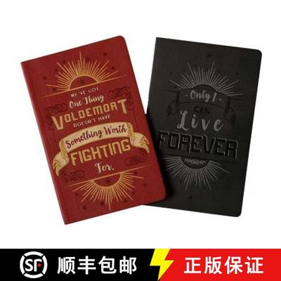 【3-4周达】Harry Potter: Character Notebook Collection. Set of 2: Harry and Voldemort: Harry and Vold... [9781683833086]