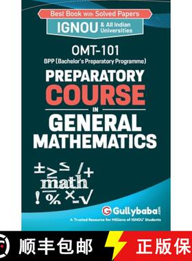【3-4周达】OMT-101 Preparatory Course in General Mathematics [9789381066317]