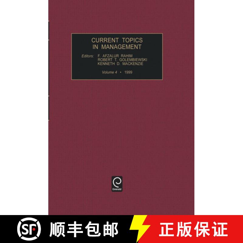 【3-4周达】Current Topics in Management [9780762304868]