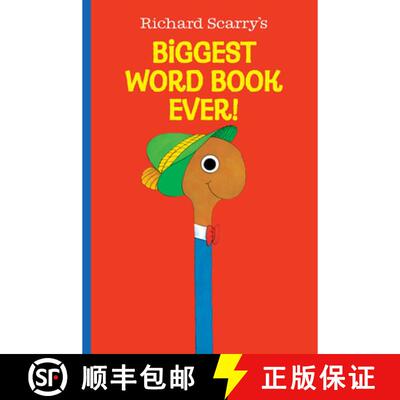 现货 【超大书】理查德·斯凯瑞启蒙单词大书 Richard Scarry's Biggest Word Book Ever [9780394873749]