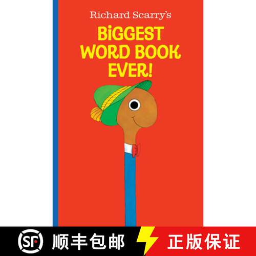 现货 【超大书】理查德·斯凯瑞启蒙单词大书 Richard Scarry's Biggest Word Book Ever [9780394873749]
