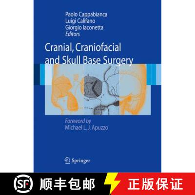 【3-4周达】Cranial, Craniofacial and Skull Base Surgery (Softcover reprint of the original 1st ed. 2010) [9788847039032]