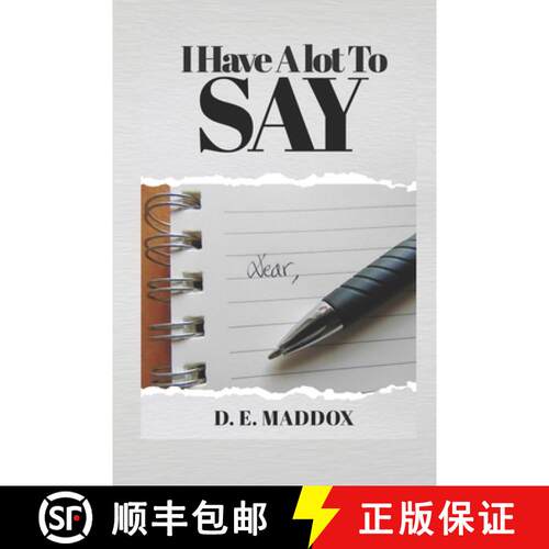 【3-4周达】I Have ALot to Say [9781955063074]