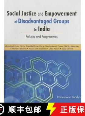 【3-4周达】Social Justice and Empowerment of Disadvantaged Groups in India: Policies and Programmes [9788177083545]