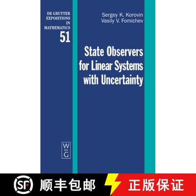 【3-4周达】State Observers for Linear Systems with Uncertainty [9783110218121]