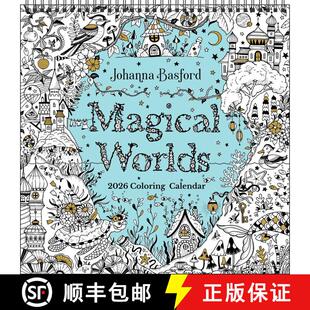 【3-4周达】Johanna Basford's 2026 Coloring Wall Calendar [9781524898038]