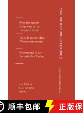 预订 Recourse against Judgments in the European Union : Recourse Against Judgements in the European U... [9789041111975]